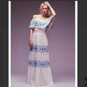 Free People Nightcap Greek Isle Maxi Dress Z8-20